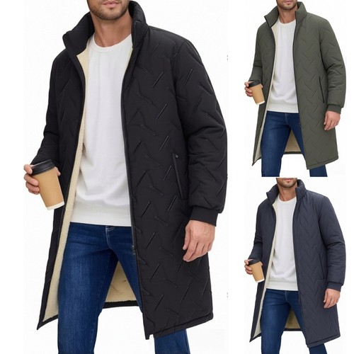 Lang winterjacke herren fleece - lang,