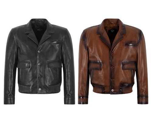 Herren 70er klassische blouson - herren,